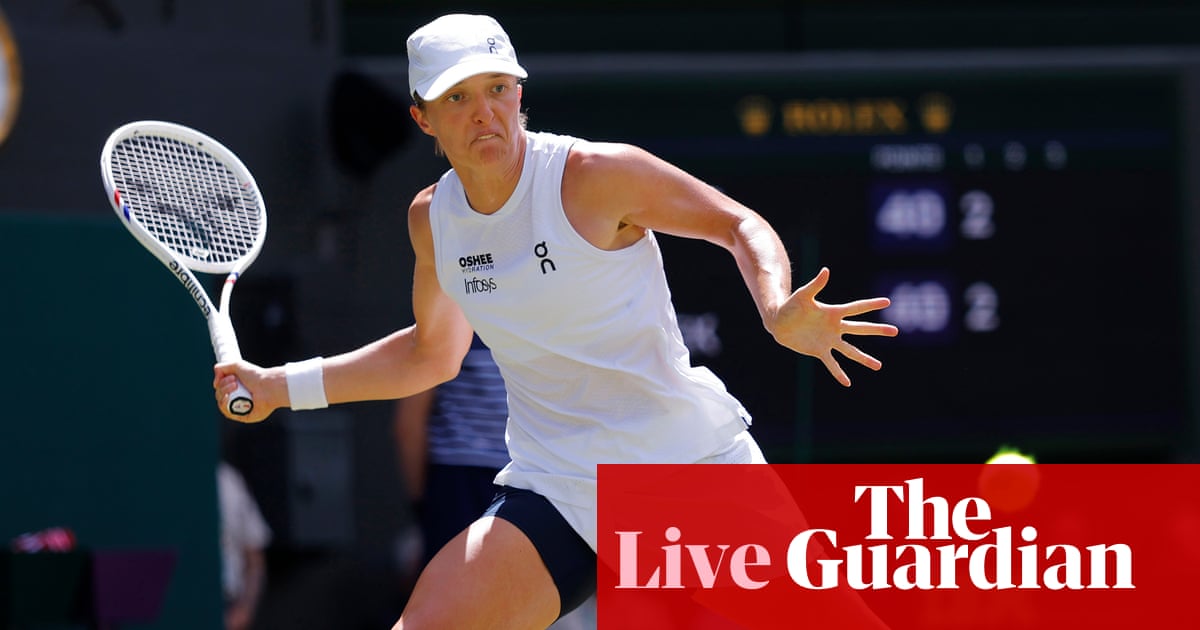 Wimbledon 2026: Swiatek, Rybakina, Zverev and Anisimova in action on day six – live | Wimbledon 2026