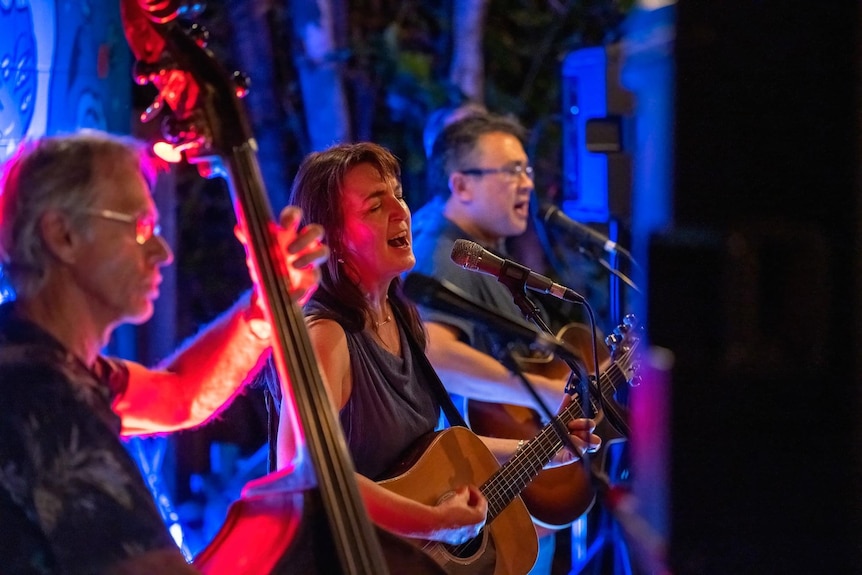 Musicians with instruments