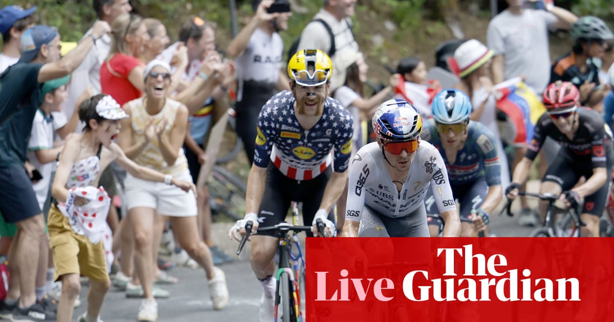 Tour de France 2026: Vingegaard crashes out on stage 15 as race reaches Alps – live | Tour de France 2026