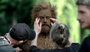 Wicker images: First look at Alexander Skarsgard as the Husband made of wicker in MIFF 2026 opening night film Wicker
