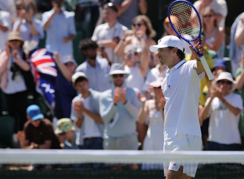 Tennis: Tennis-So far so perfect for De Minaur as he eyes deep Wimbledon run