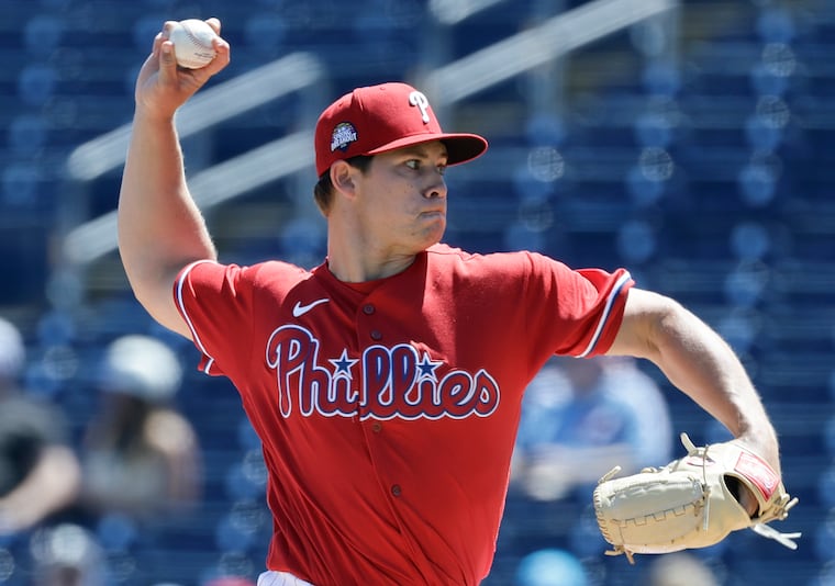 Pitcher Gage Wood was the Phillies' top pick in last year's MLB draft.