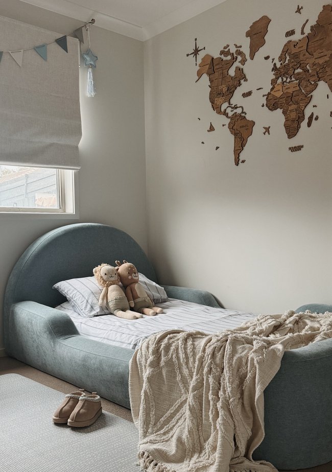 Lifely’s Little Bed is available in six fun colours for the bedroom.