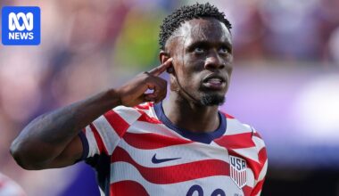 World Cup: US striker Folarin Balogun freed to play Belgium despite red card after Donald Trump call