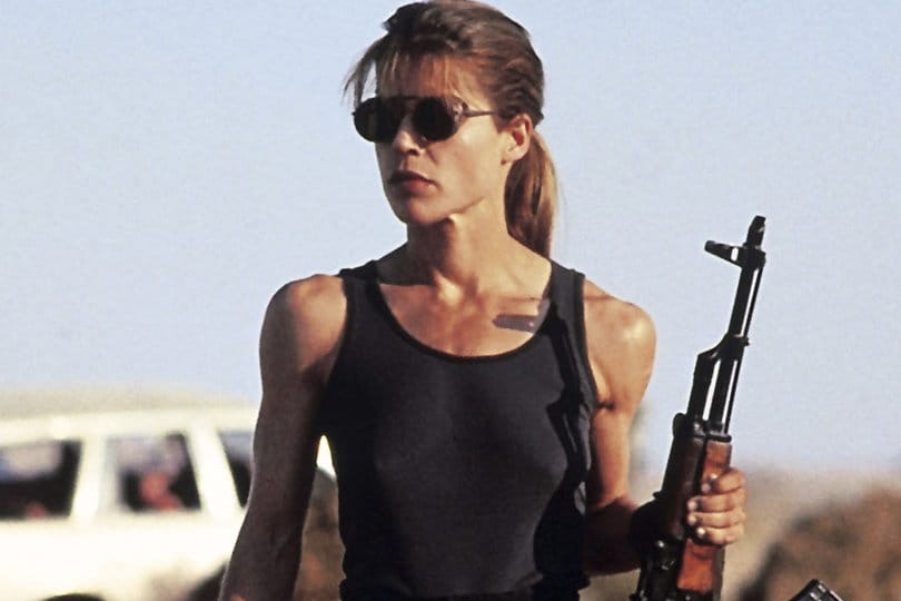 Linda Hamilton in Terminator 2