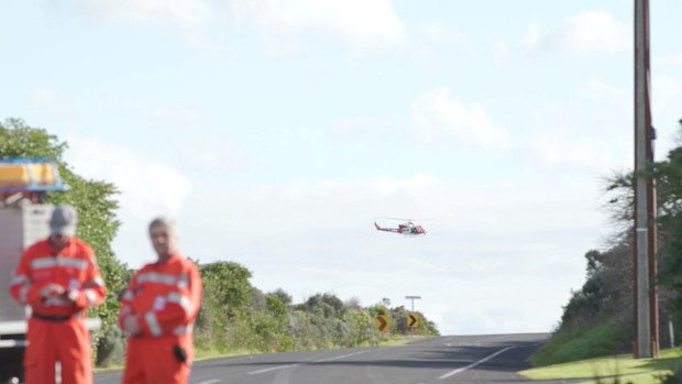 A search near Port Macdonnell on South Australia’s southeast coast.