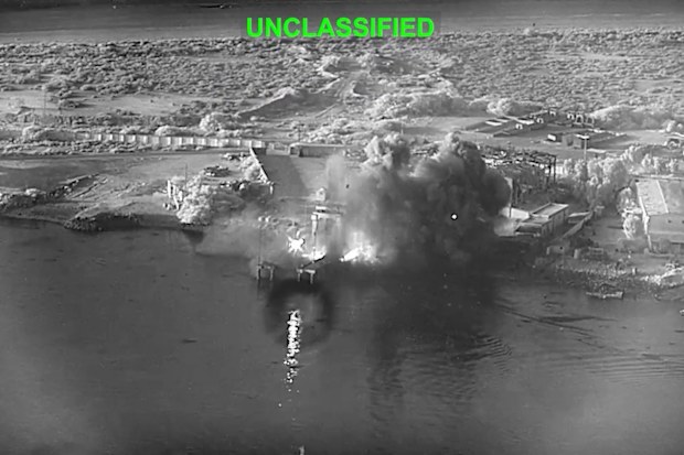 US drones hit Bandar Abbas Naval Base earlier this week.