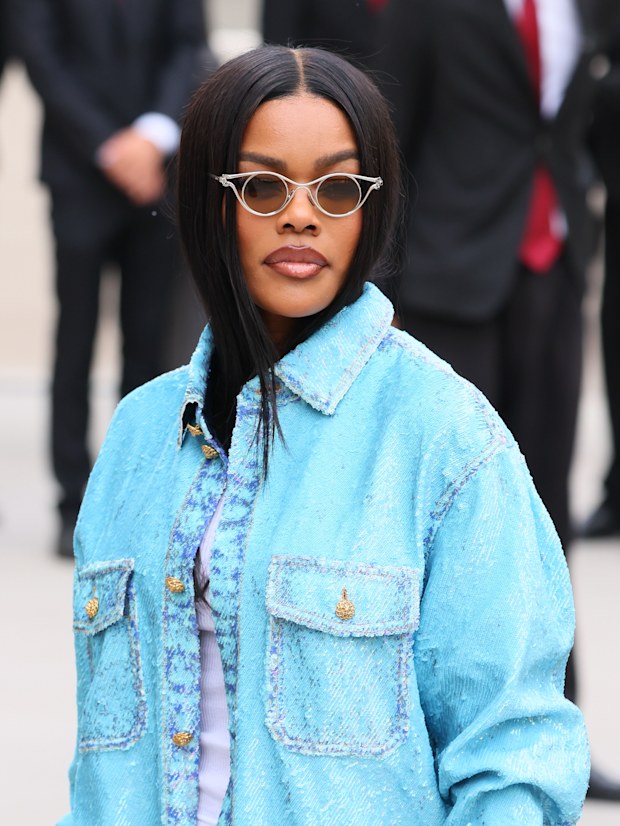 Teyana Taylor at the Chanel Haute Couture Fall/Winter 2026/2027 show at Paris Fashion Week on July 7, 2026 in Paris, France.