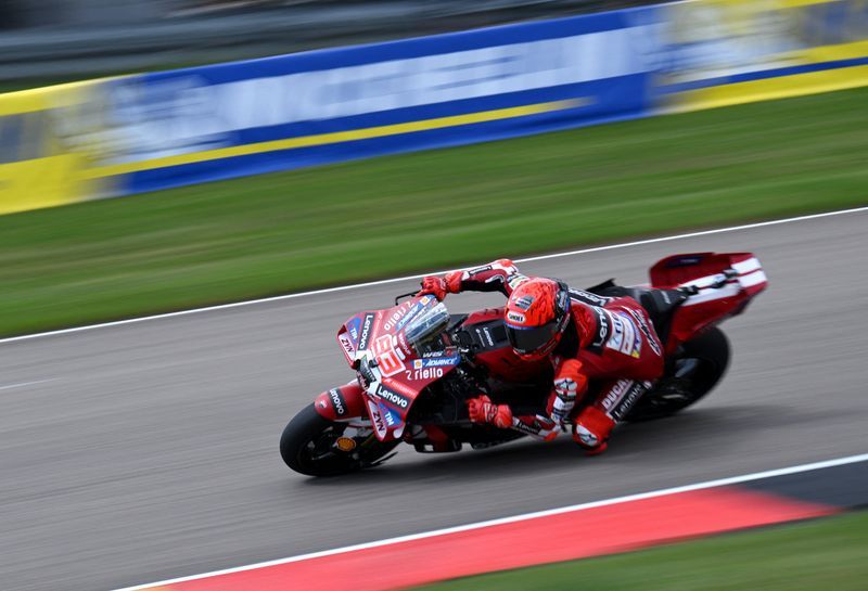 Cycling: Motorcycling-Marc Marquez cruises to historic sprint victory from pole at German Grand Prix