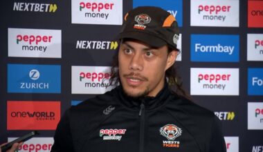 NRL 2026: Jarome Luai on Benji Marshall fallout rumours, Wests Tigers early split, Parramatta Eels and PNG Chiefs move, press conference video