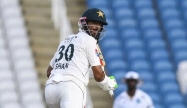 Pakistan's Shan Masood ruled out of second Test against West Indies