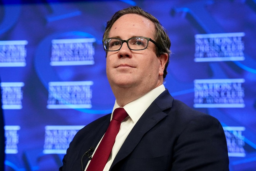 Matt Keogh speaks to the National Press Club.