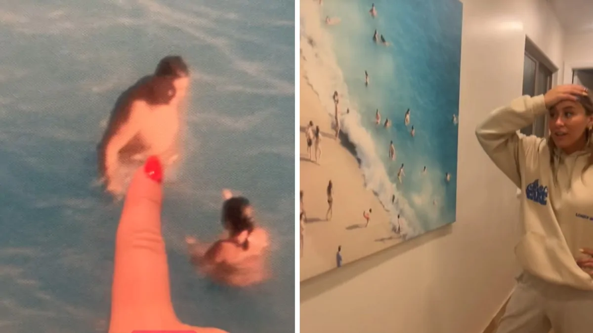 Woman finds decades-old photograph of her family hanging in San Diego AirBnB