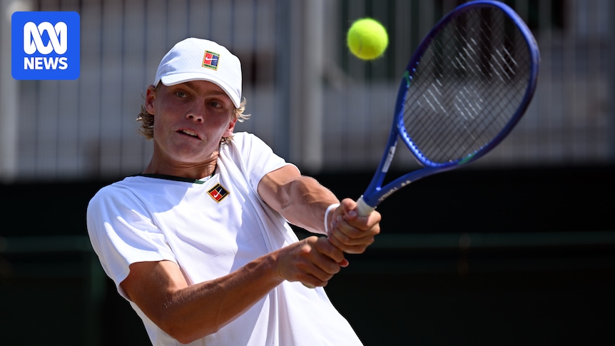 Cruz Hewitt through to Wimbledon juniors semifinal as Aussie duo falls short in mixed doubles final