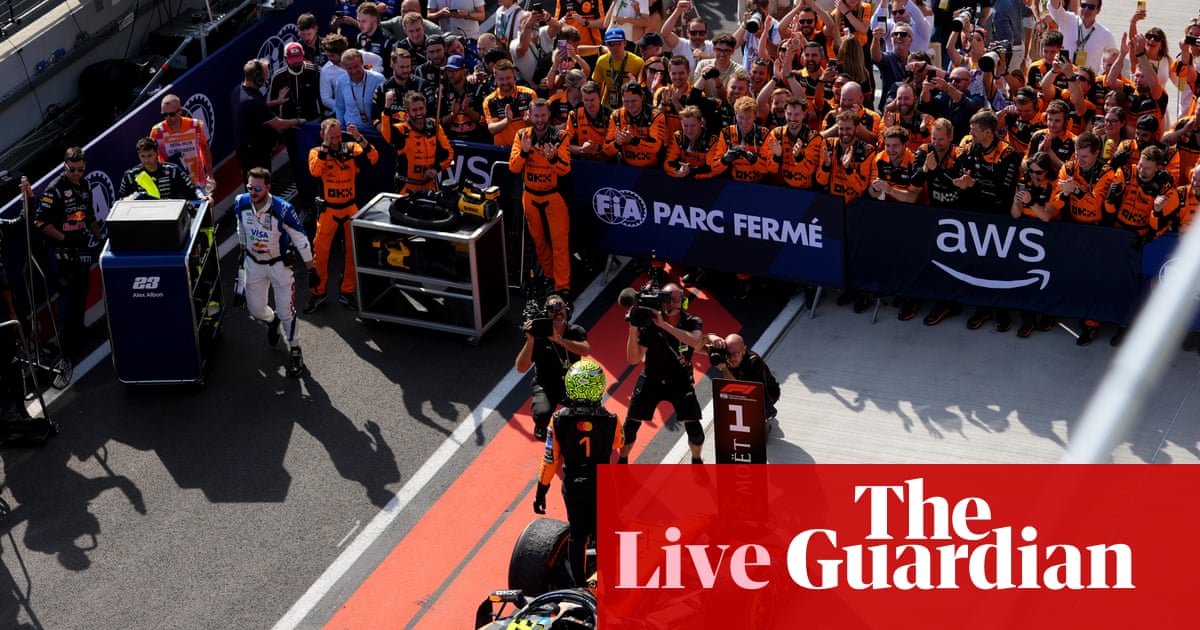 F1 Hungarian GP: Lando Norris wins his first race of season to end McLaren’s drought – as it happened | Formula One 2026