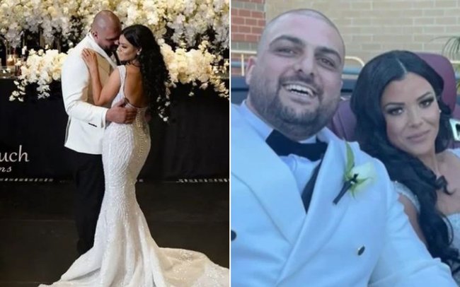 Marina Hanna wed Robbie Morgan days before her death in a golf buggy crash on Hamilton Island.