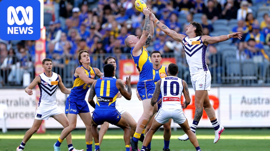 Fremantle has one hand on the AFL minor premiership, but West Coast is eyeing a Western Derby upset