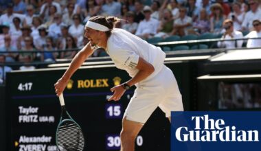 Zverev’s serve blitzes Fritz to set up semi-final with British revelation Fery | Wimbledon 2026