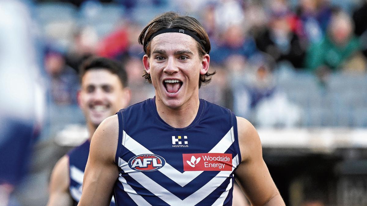 Fremantle Dockers star Caleb Serong is now enjoying wins instead of constantly chasing perfection