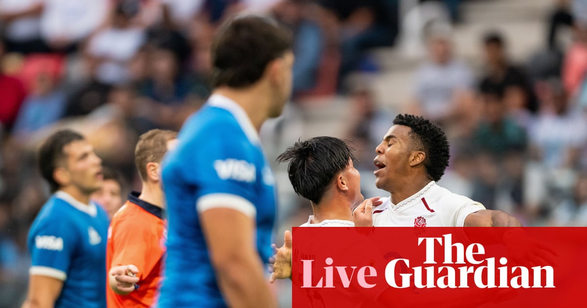 Argentina 24-31 England: Nations Championship rugby – as it happened | Nations Championship