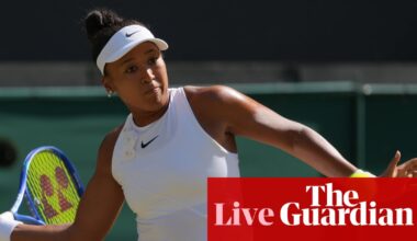 Wimbledon 2026 quarter-finals: Osaka v Muchova; Sinner sweeps past Struff; Gauff edges out Pegula – live | Wimbledon 2026