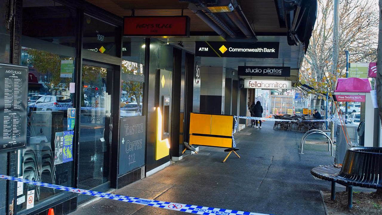 Melbourne cafe sprayed with bullets in alleged drive-by shooting