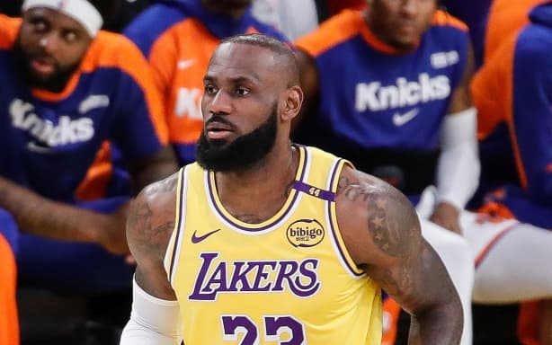 Los Angeles Lakers forward LeBron James.