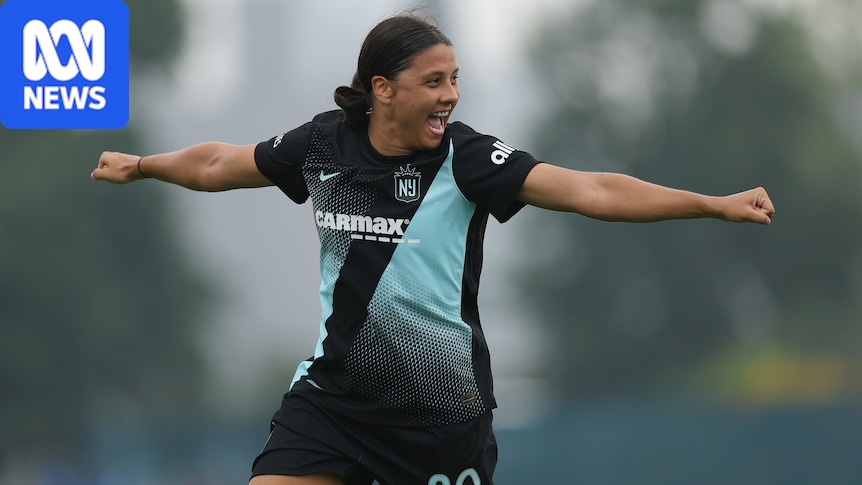 Sam Kerr says A-League must find a way to bring Matildas back, as she thrives in return to US