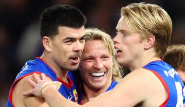 AFL results 2026, Western Bulldogs vs Richmond Tigers Round 20