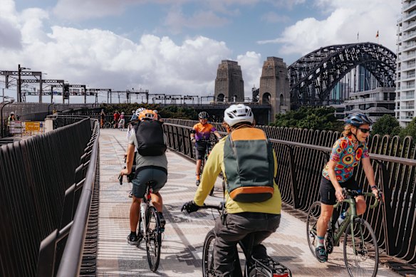 The new northern cycleway to the Harbour Bridge won a range of architecture awards. The jury said it was a graceful addition to one of Australia’s most important landmarks.  