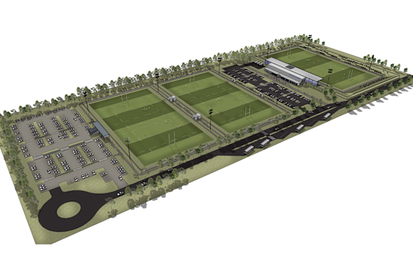 Eastwood Rugby Club commissioned architectural design firm Populous to draw up high-level concept plans of the space in 2017.