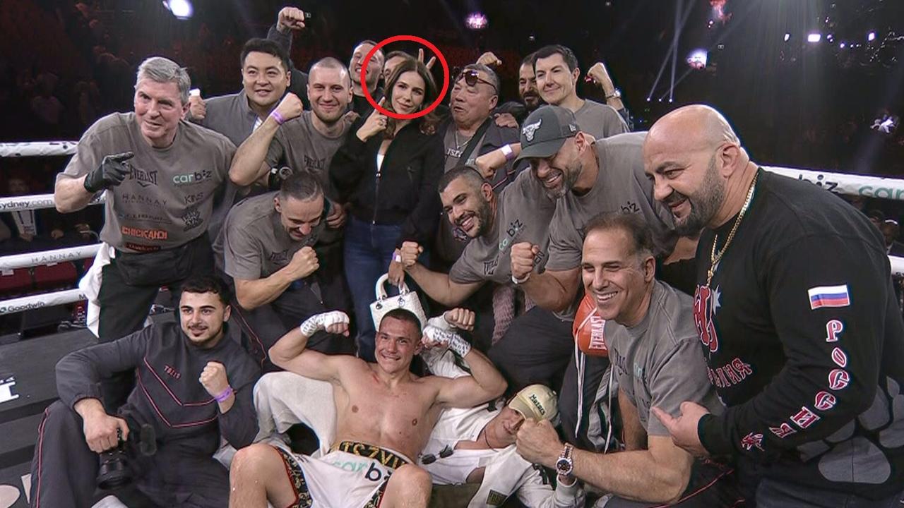 Boxing 2026: Nikita Tszyu in background of Tim Tszyu’s celebration photo after beating Errol Spence Jr, fight highlights, video, latest news