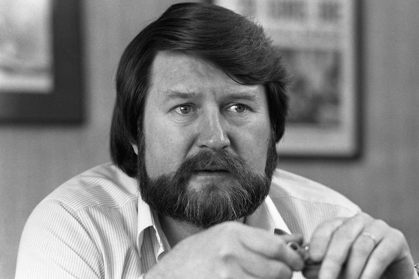 Derryn Hinch in 1985