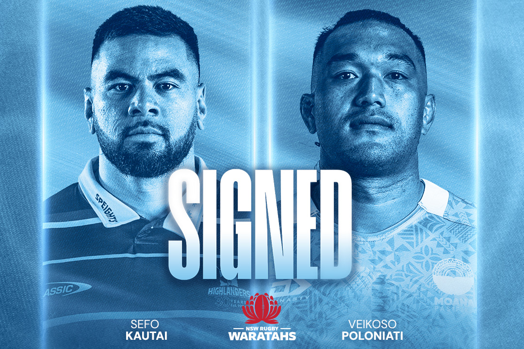 Waratahs sign Kautai and Poloniati for 2027