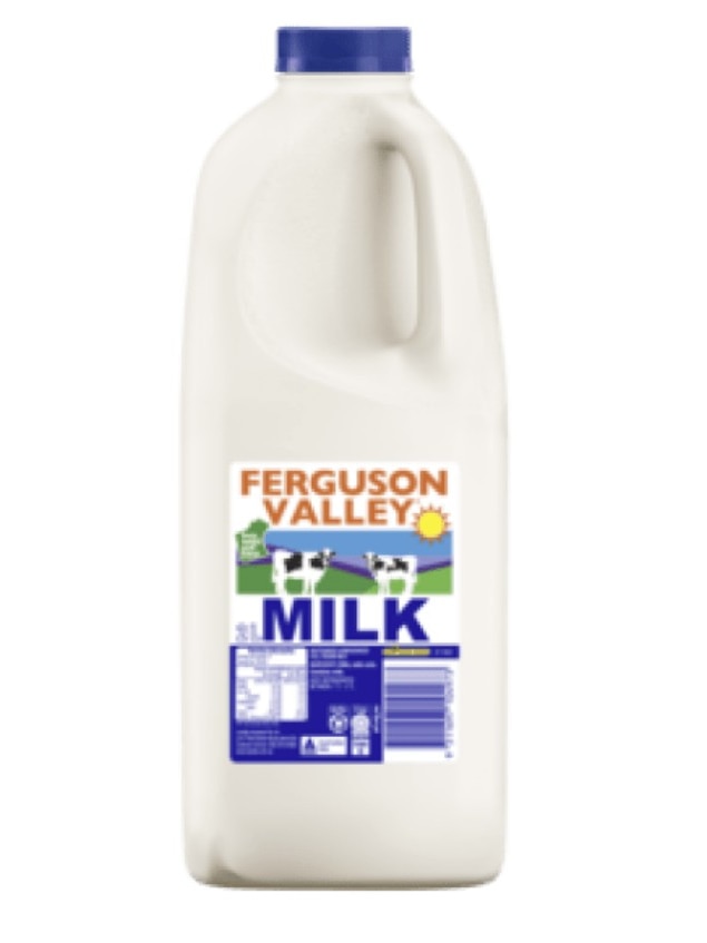 2L bottle of milk