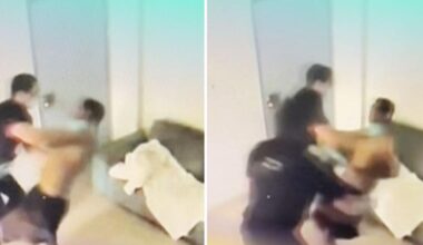 CCTV shows moment Kalgoorlie Health Campus security grab patient by throat during code black incident