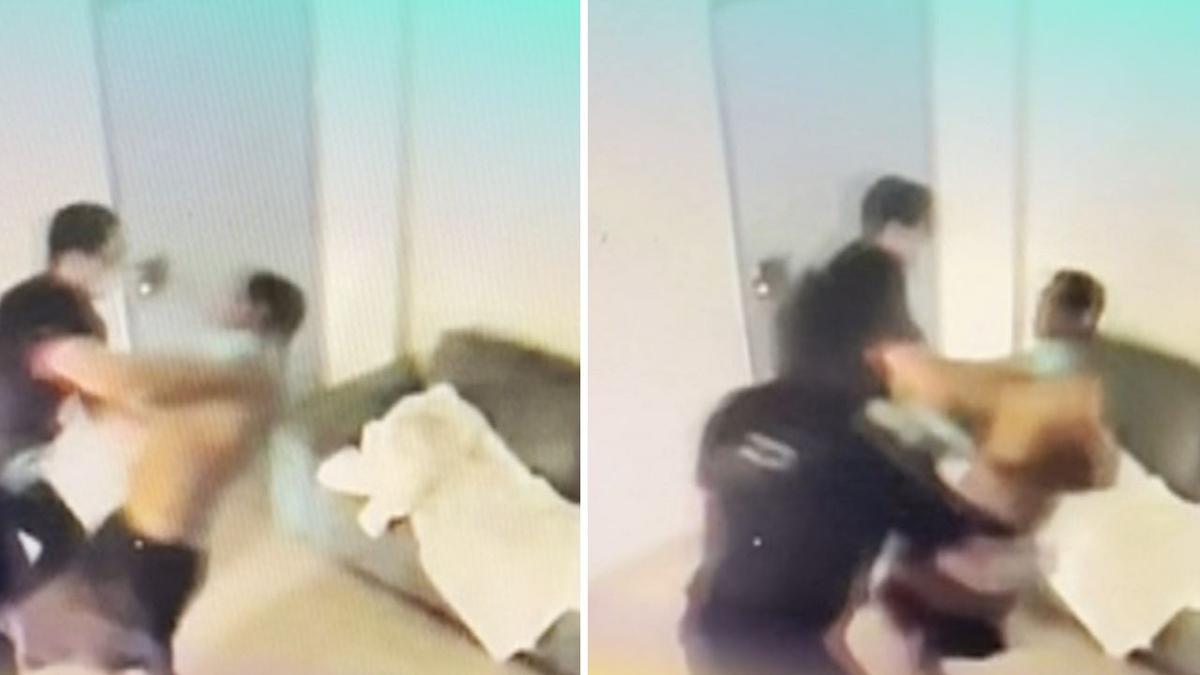 CCTV shows moment Kalgoorlie Health Campus security grab patient by throat during code black incident