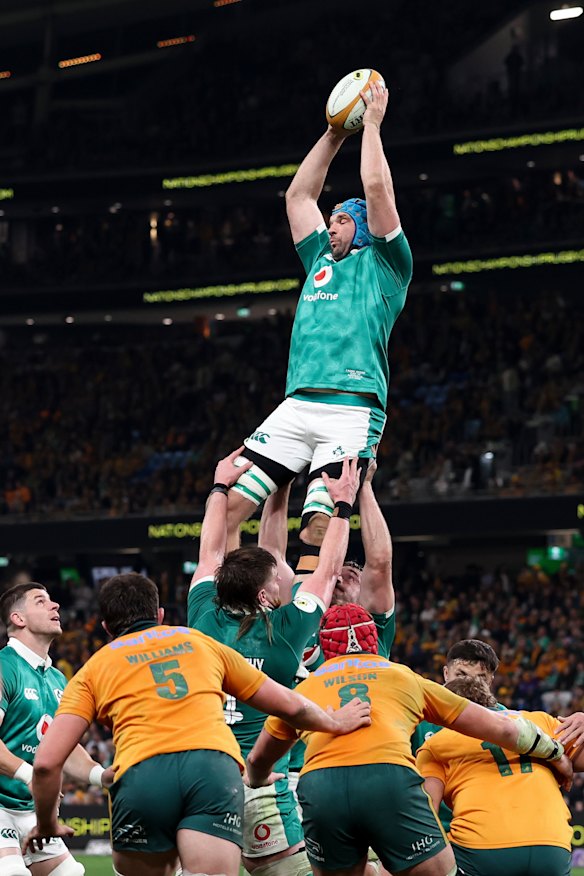 Tadhg Beirne was a difference maker off the bench for Ireland.