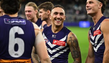 Fremantle Dockers coach expresses immense pride in team’s record breaking 2026 season