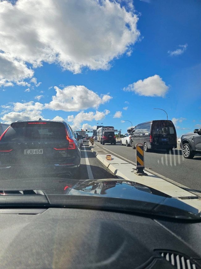 Northbound lanes were heavily congested following the crash.