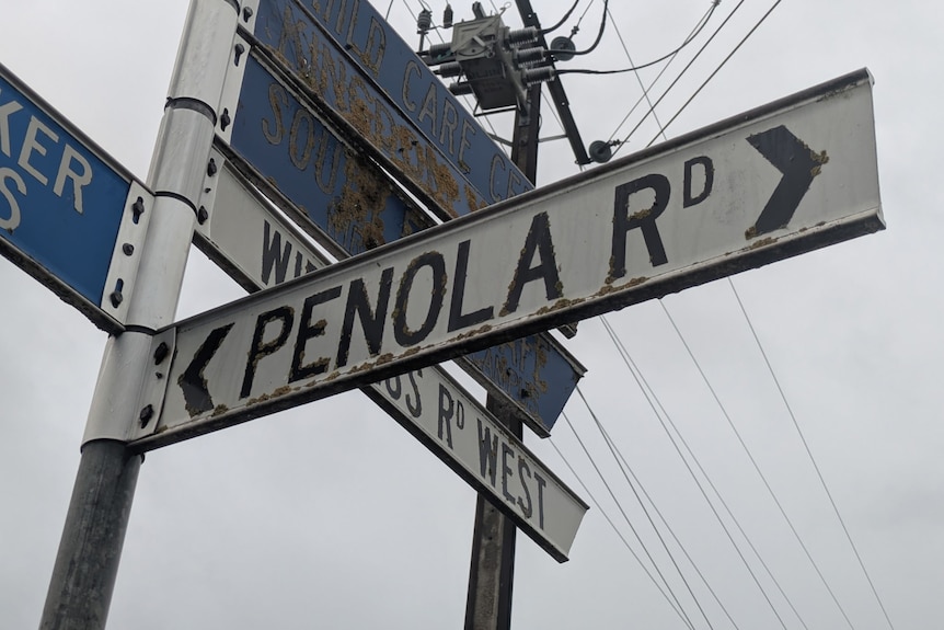 Penola Road at Mount Gambier.