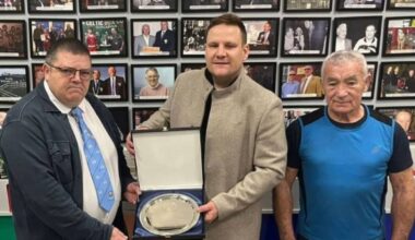 Glen Boxing Club launch their latest club product, a trendy summer shirt depicting their colours, and proudly displaying the club logo 