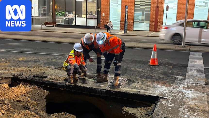 Burst water main causes power outages and disruptions in Adelaide CBD