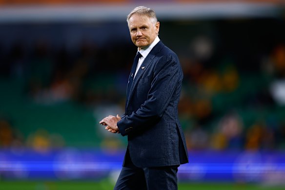 Joe Schmidt has finished up with the Wallabies.