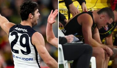 AFL results 2026, Richmond Tigers v Carlton Blues, Round 17