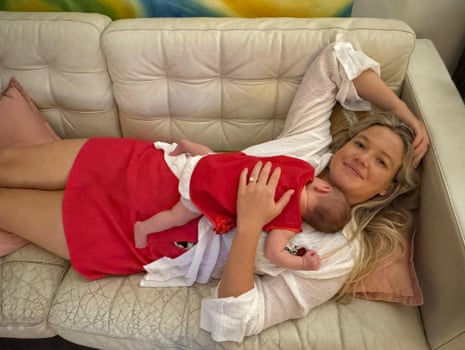 Leah Stewart with her daughter