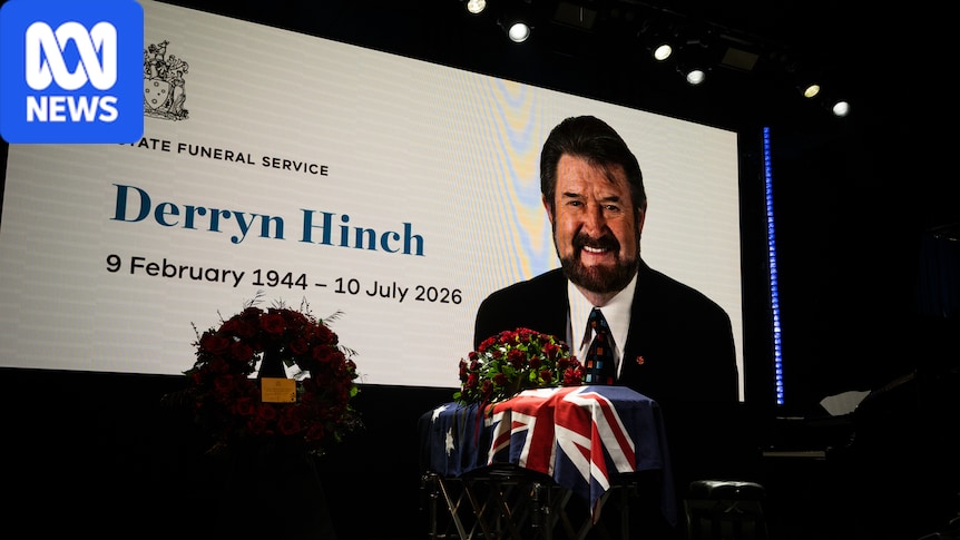 Live: Broadcaster, former senator Derryn Hinch farewelled at state funeral in Melbourne