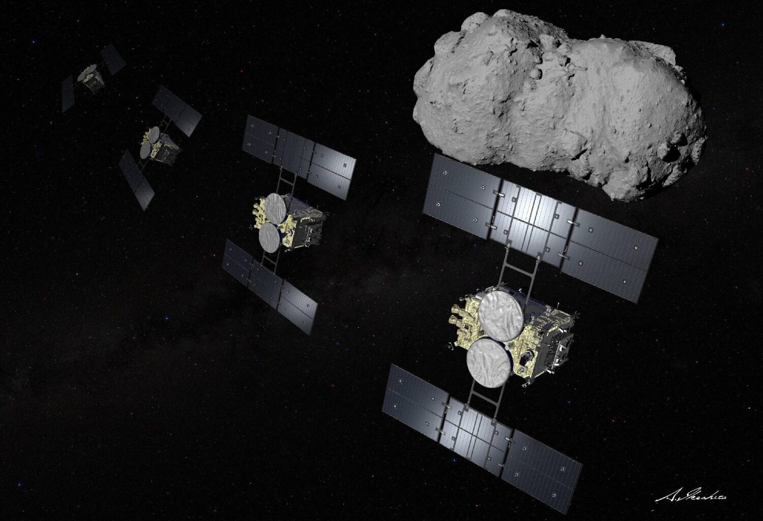 Hayabusa2 flies past asteroid as Japan aims to acquire data for planetary defense