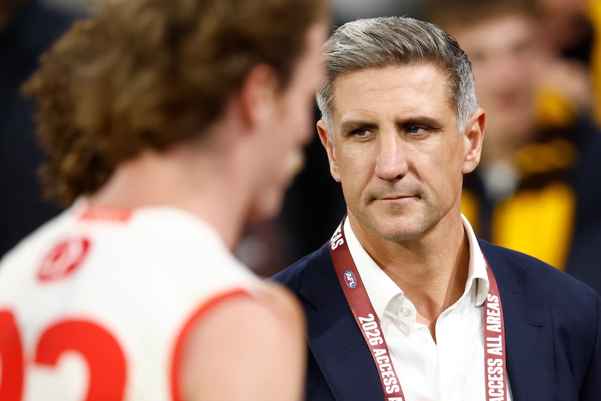 Sydney CEO Matthew Pavlich looks on at a game.