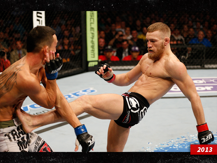 sub Conor McGregor Max Holloway getty